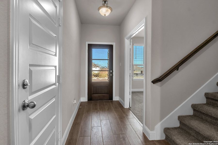 Furnished interior view inside a new home in Morgan Meadows, San Antonio (Image 19). Furnished interior view inside a new home in Morgan Meadows, San Antonio (Image 19).