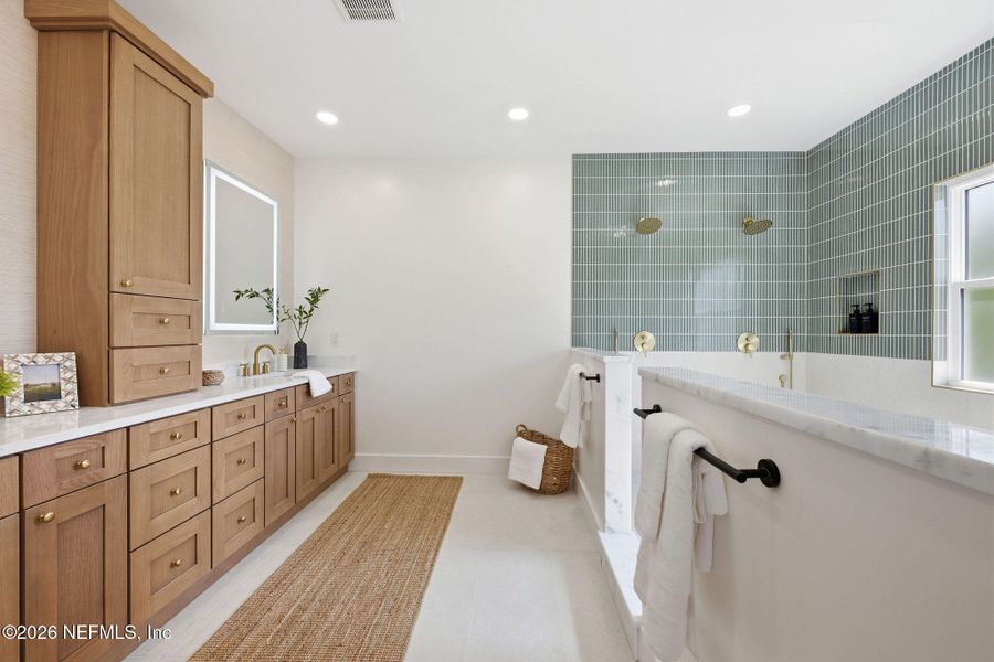Furnished interior view inside a new home in , Jacksonville Beach (Image 44).