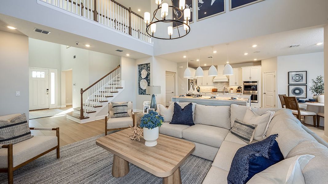 Representative furnished interior of a home built from the Bimini by Taylor Morrison in Lochside, Mount Dora (Image 13).