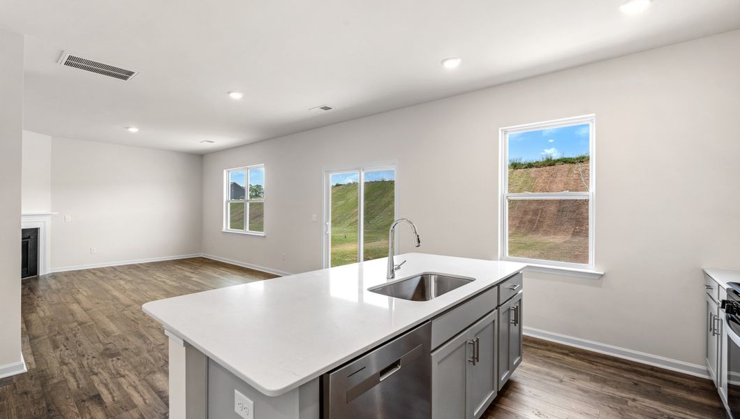 Furnished interior view inside a new home in Waverly Station, Greenwood (Image 10).