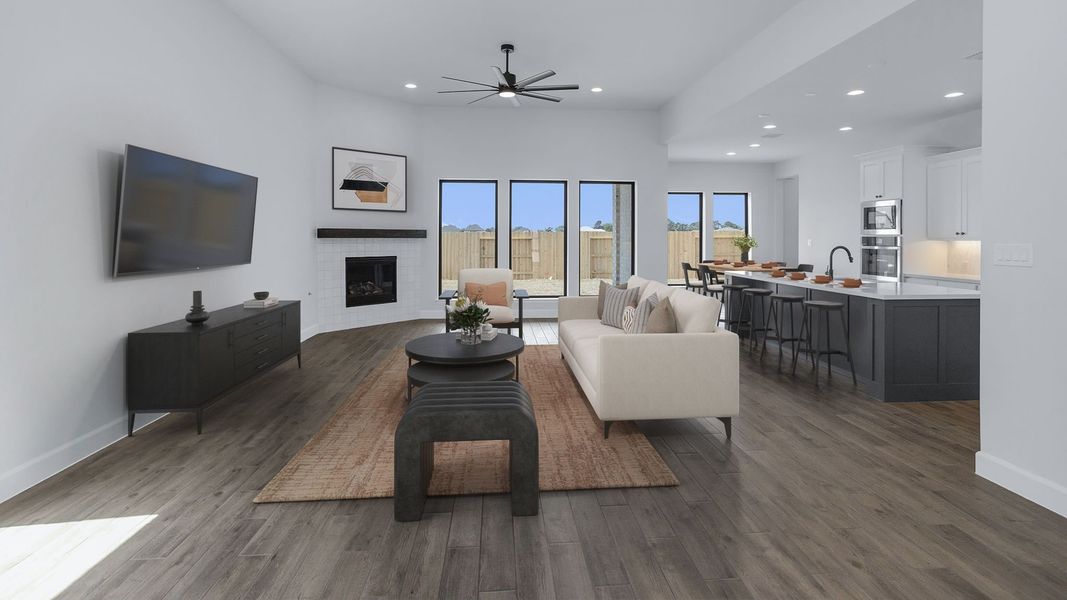 Furnished interior view inside a new home in Everly, Hockley (Image 7).