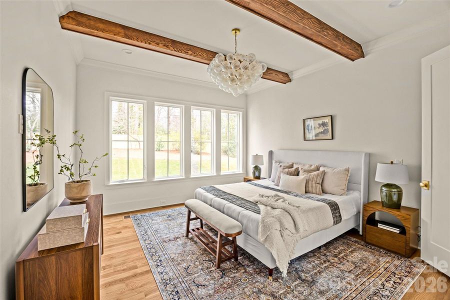 Furnished interior view inside a new home in , Charlotte (Image 38).