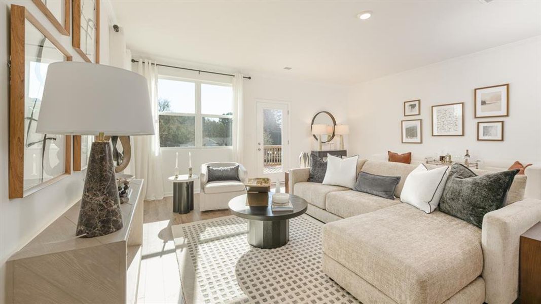 Furnished interior view inside a new home in Mableton Station, Mableton (Image 14).