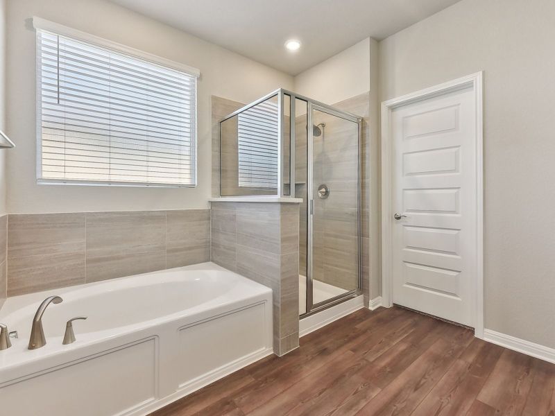 Furnished interior view inside a new home in Big Sky Ranch - Executive Collection, Dripping Springs (Image 5).