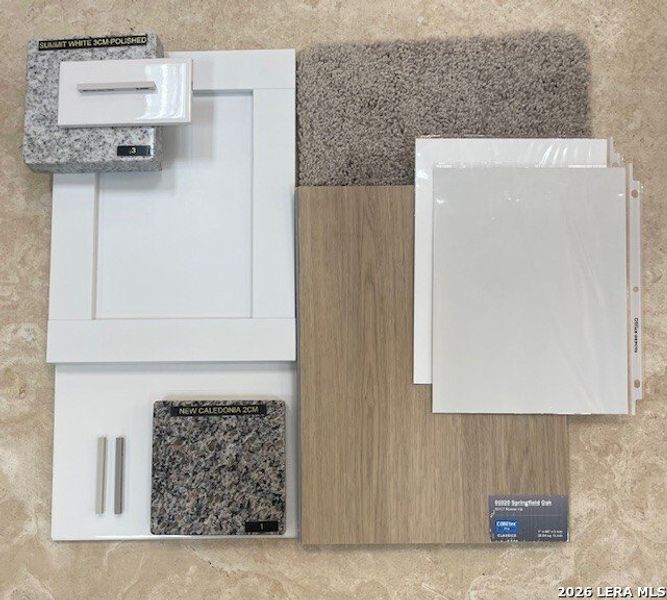 Sample of building materials used in homes in Red Hawk Landing, San Antonio (Image 22).