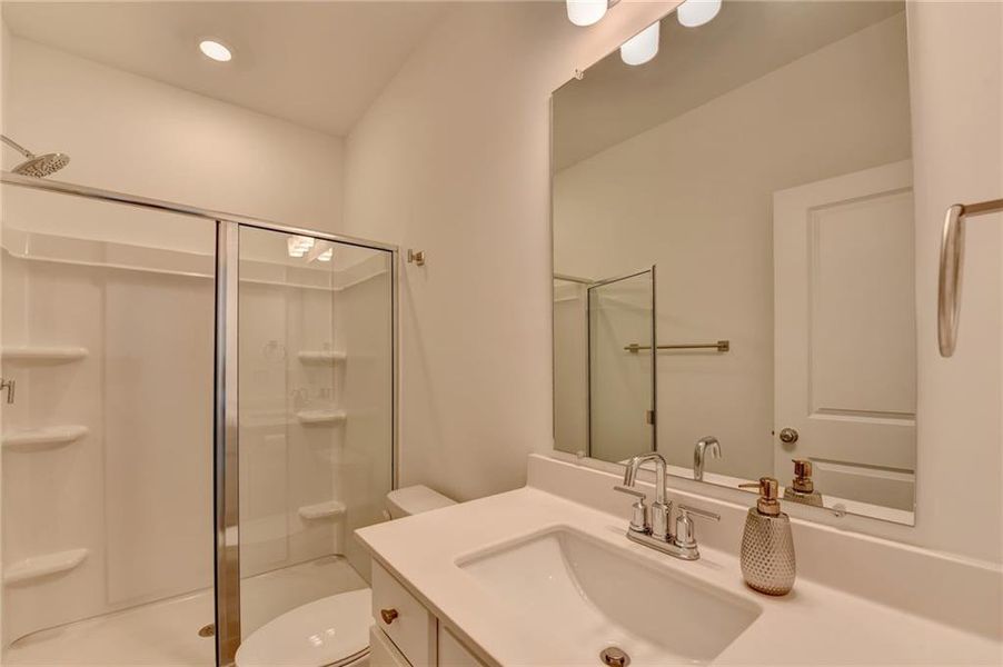 Furnished interior view inside a new home in Bailey Fence, Dacula (Image 58).