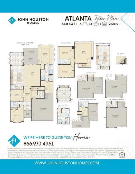 2D floor plan layout for the Atlanta by John Houston Homes in The Retreat - Phase 1, Waxahachie, TX (Image 3). 2D floor plan layout for the Atlanta by John Houston Homes in The Retreat - Phase 1, Waxahachie, TX (Image 3).