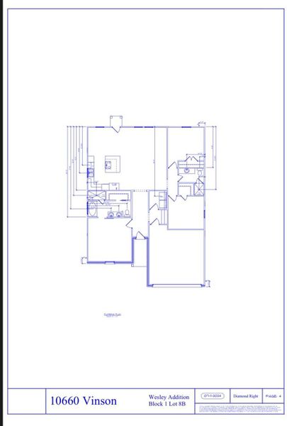 2D floor plan layout of this home in , Beaumont, TX (Image 4).