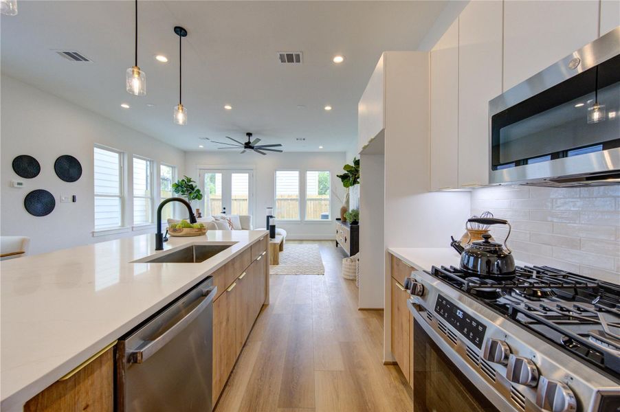 Furnished interior view inside a new home in , Houston (Image 6).