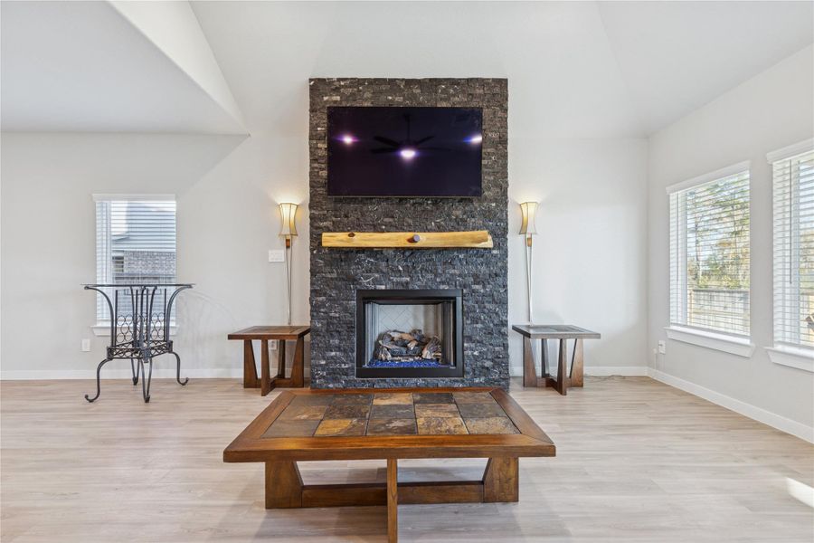 Furnished interior view inside a new home in , Willis (Image 39).