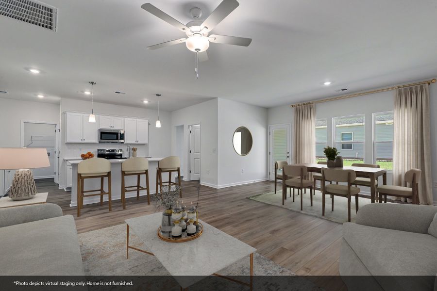 Furnished interior view inside a new home in Jordan Grove, Conway (Image 7).