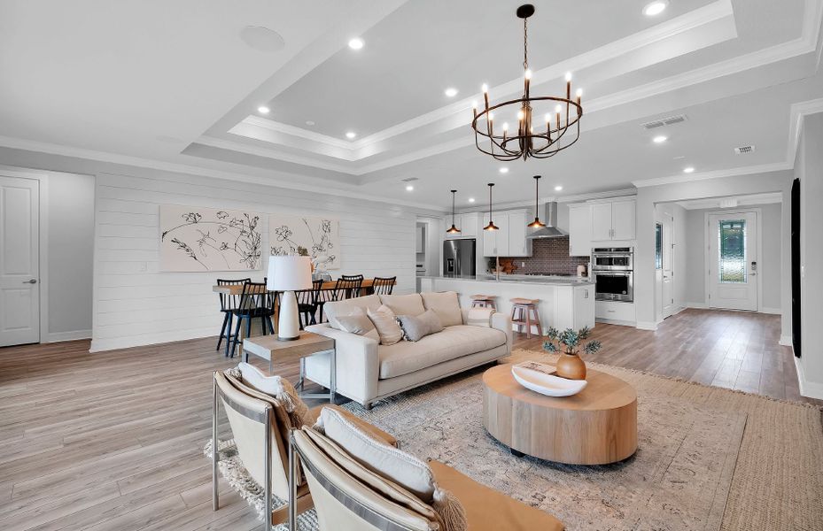 Representative furnished interior of a home built from the Ashby by Pulte Homes in Bleckley Station, Ball Ground (Image 7).