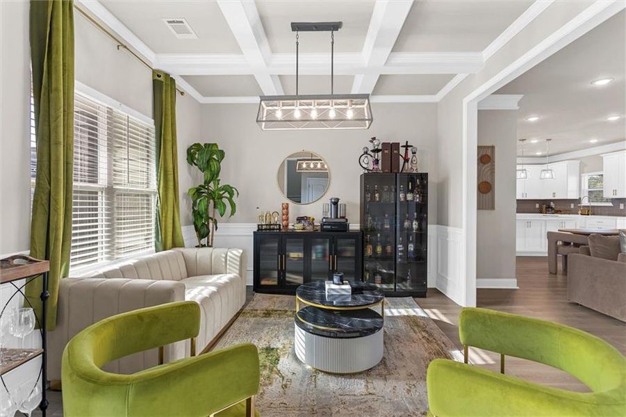 Furnished interior view inside a new home in Enclave at Brookside Crossing, Auburn (Image 13).