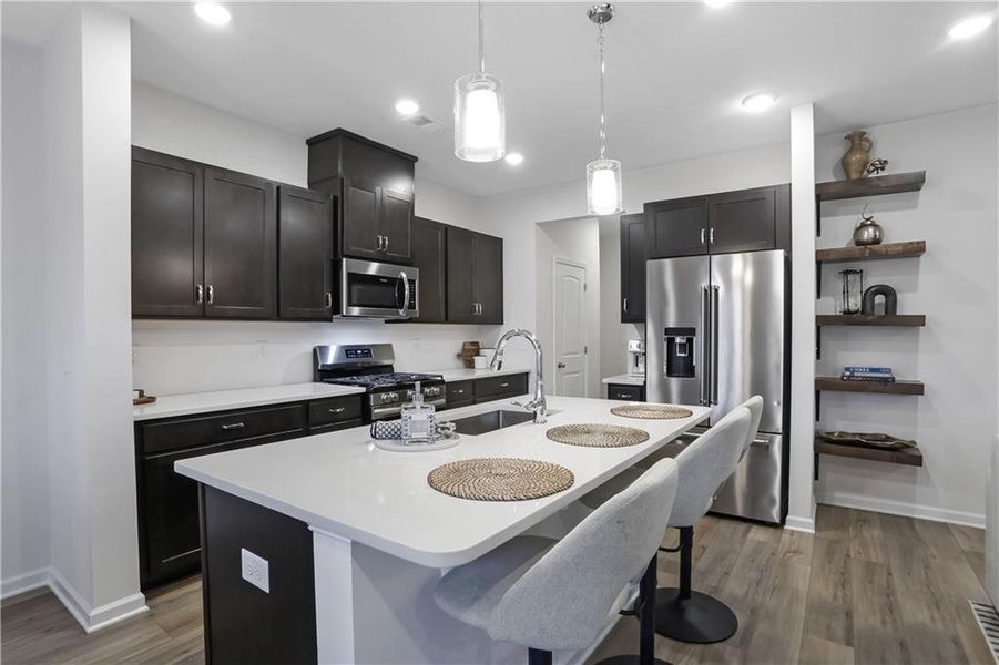Furnished interior view inside a new home in , Sugar Hill (Image 15).