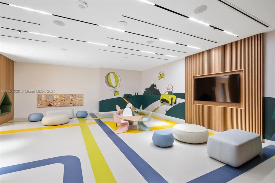 Furnished interior view inside a new home in Aston Martin Residences, Miami (Image 3).