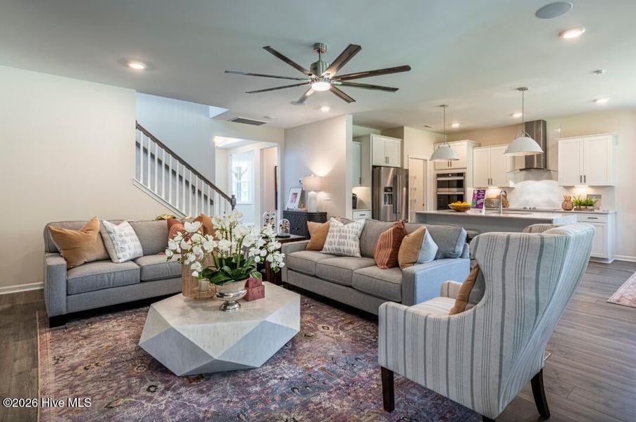 Furnished interior view inside a new home in Terrapin, Leland (Image 8).