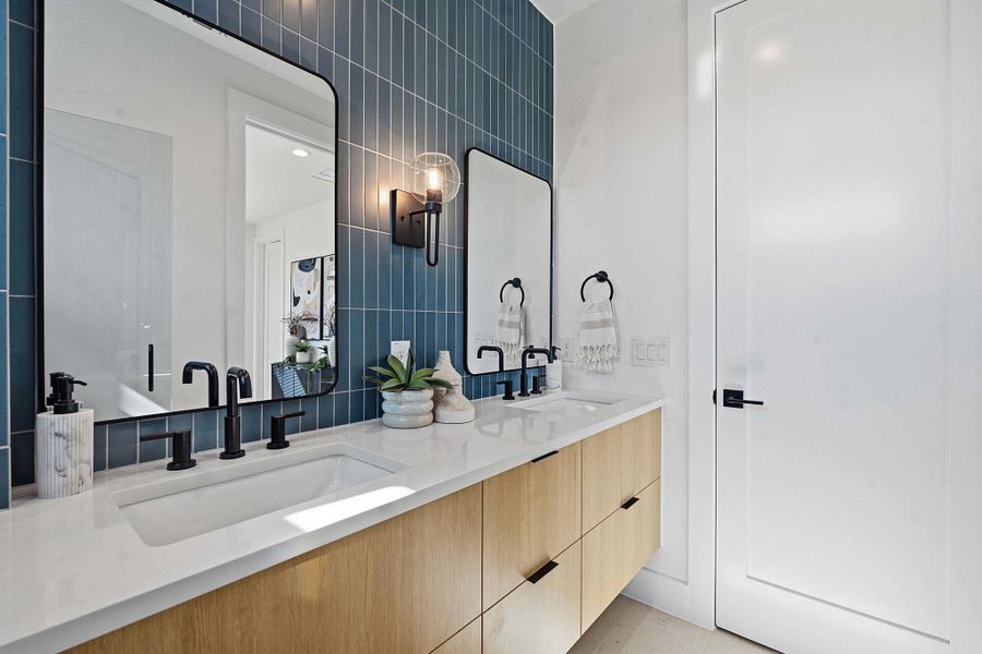 Furnished interior view inside a new home in , Austin (Image 8).