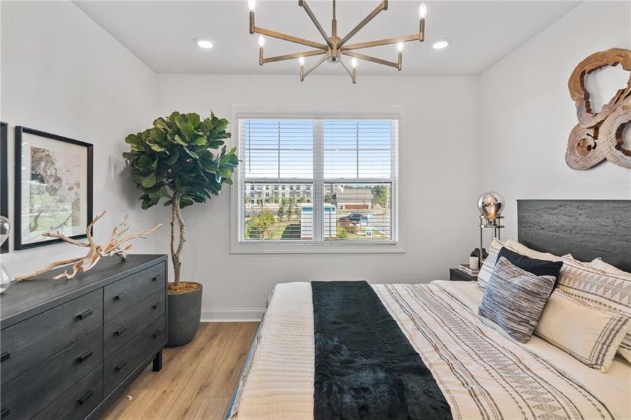 Furnished interior view inside a new home in Waterhaven, Cumming (Image 52).