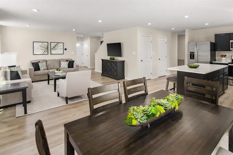 Furnished interior view inside a new home in Summertree, Stone Mountain (Image 3).