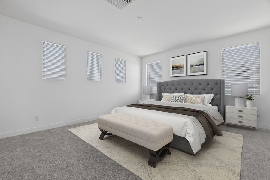 Furnished interior view inside a new home in The Grove at El Cidro, Goodyear (Image 14).