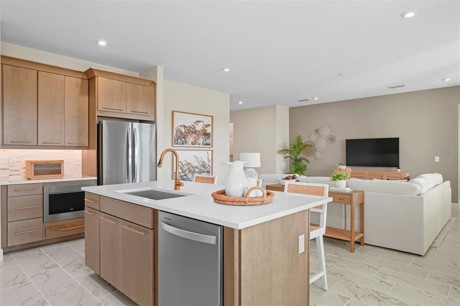 Furnished interior view inside a new home in , Clermont (Image 18).