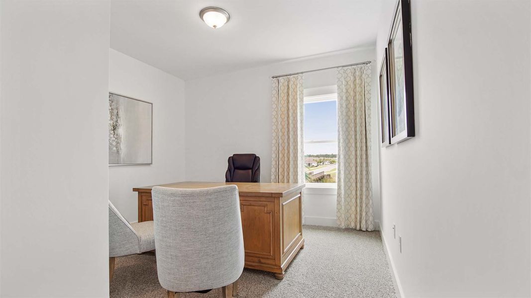 Furnished interior view inside a new home in Breakfast Point East Phase I, Panama City Beach (Image 31).