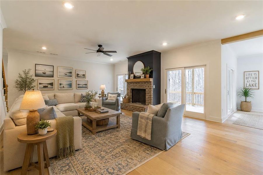 Furnished interior view inside a new home in , Gainesville (Image 4).