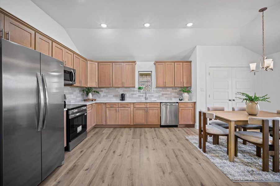 Furnished interior view inside a new home in , Willis (Image 7).