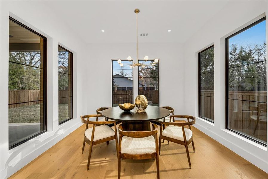 Furnished interior view inside a new home in , Dallas (Image 14).