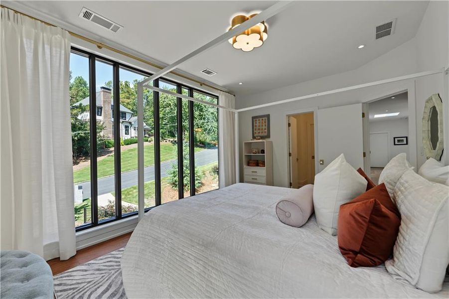 Furnished interior view inside a new home in , Atlanta (Image 80).
