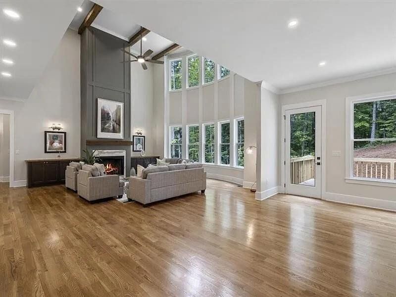 Furnished interior view inside a new home in , Woodstock (Image 39).
