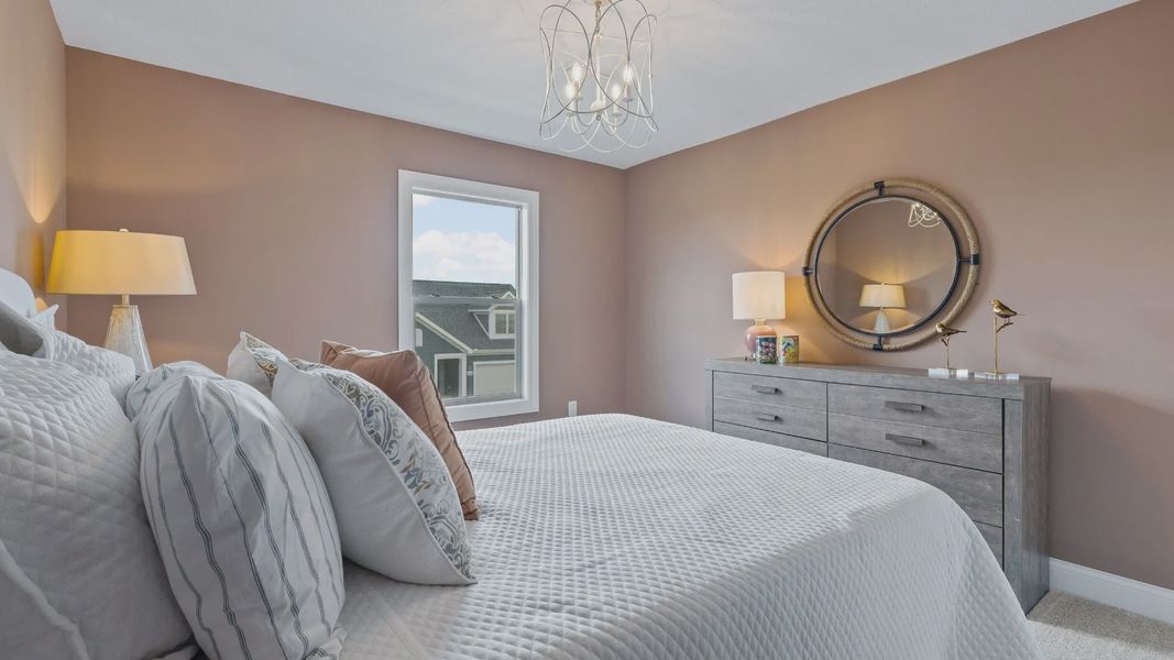 Representative furnished interior of a home built from the Cambridge by Epcon Communities in The Courtyards at Oak Grove, Durham (Image 36).