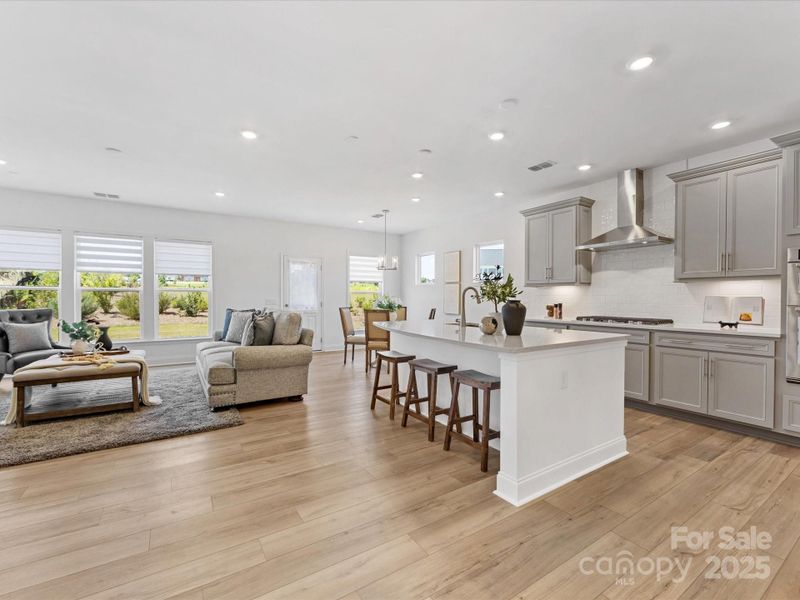 Furnished interior view inside a new home in Cannon Run, Concord (Image 12).