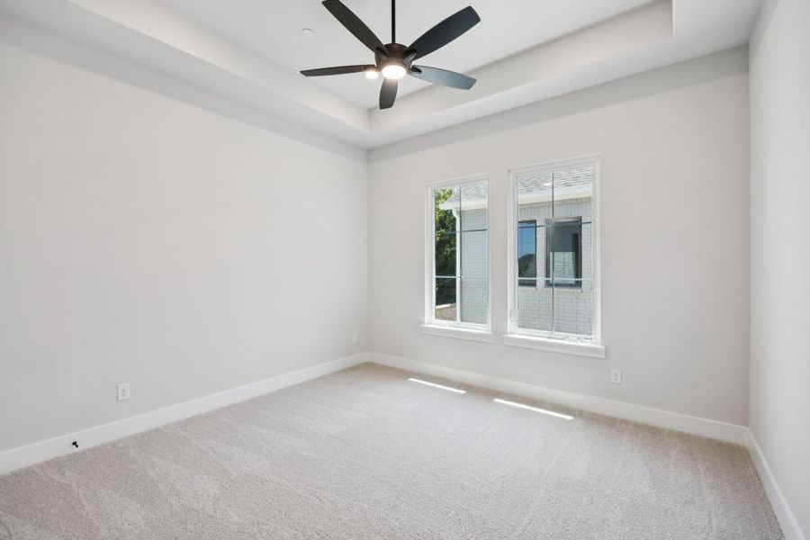 Representative unfurnished interior of a home built from the Washington by Centre Living Homes in Newman Village Townhomes, Frisco (Image 22).