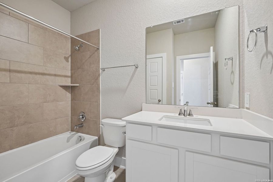 Furnished interior view inside a new home in Legendary Trails - Premier Series, Cibolo (Image 13). Furnished interior view inside a new home in Legendary Trails - Premier Series, Cibolo (Image 13).