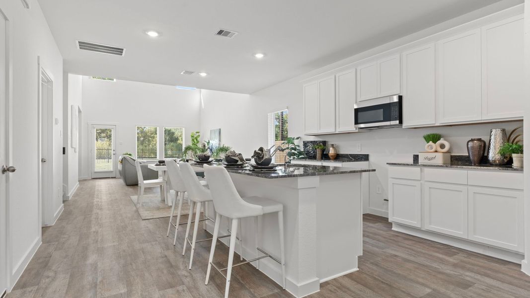 Furnished interior view inside a new home in Tamarron, Fulshear (Image 5).