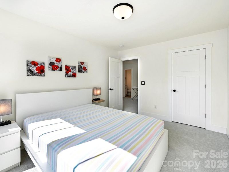 Third bedroom on upper level.