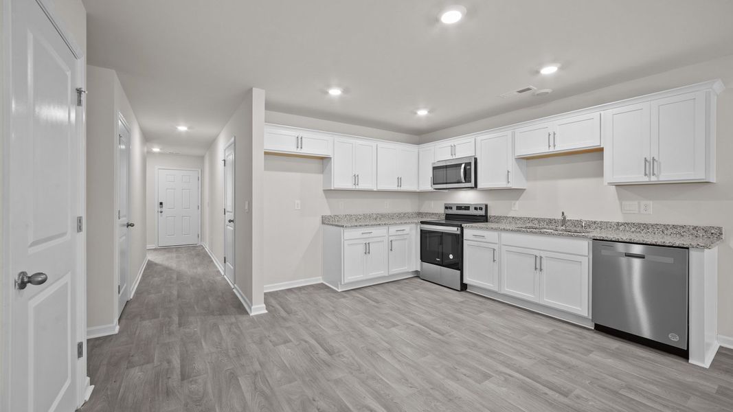Furnished interior view inside a new home in Jetstream Park, Wilson (Image 3).