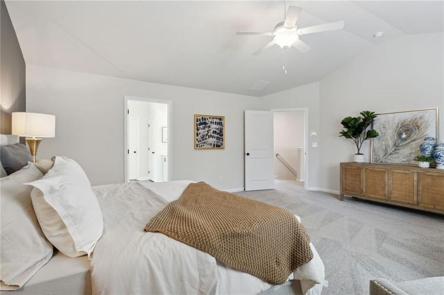 Furnished interior view inside a new home in , Buford (Image 29). Furnished interior view inside a new home in , Buford (Image 29).