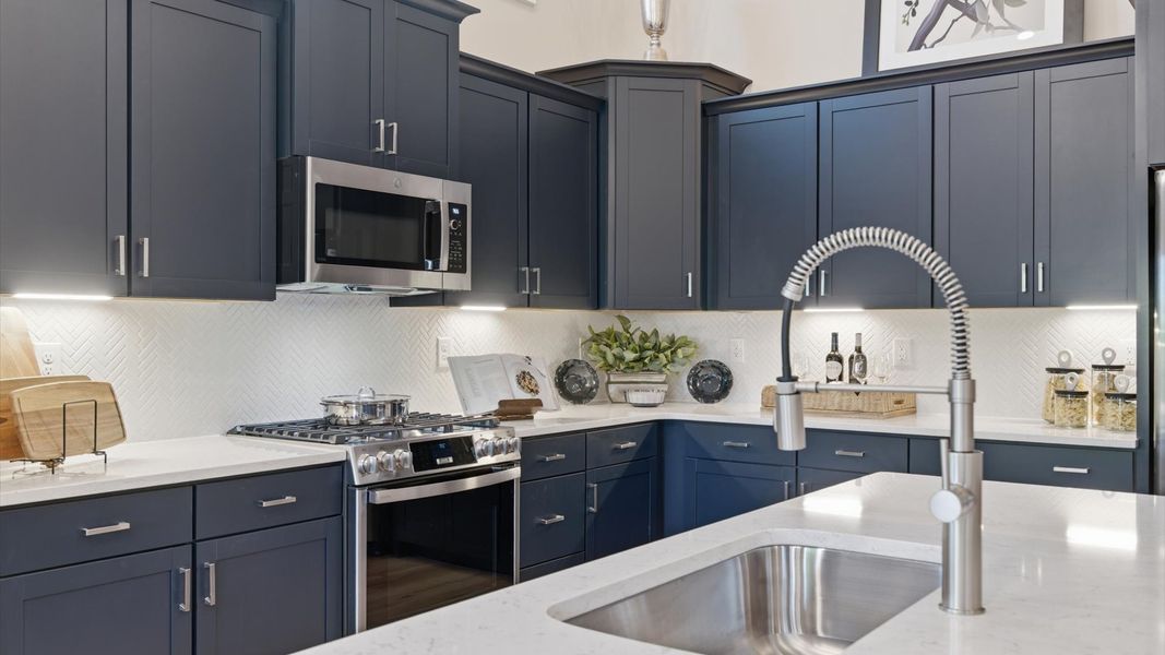 Representative furnished interior of a home built from the Cooper 3 by DRB Homes in Pelham Crossing Single Family Homes, Greenville (Image 13).