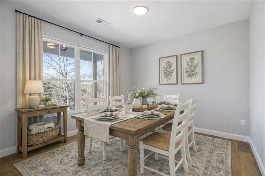 Furnished interior view inside a new home in , Gainesville (Image 11).