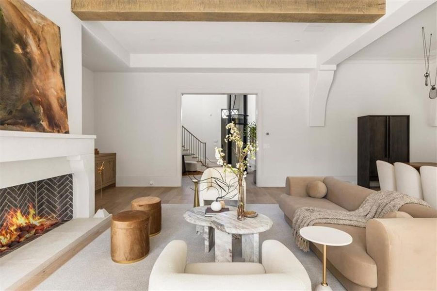 Furnished interior view inside a new home in , Alpharetta (Image 34).