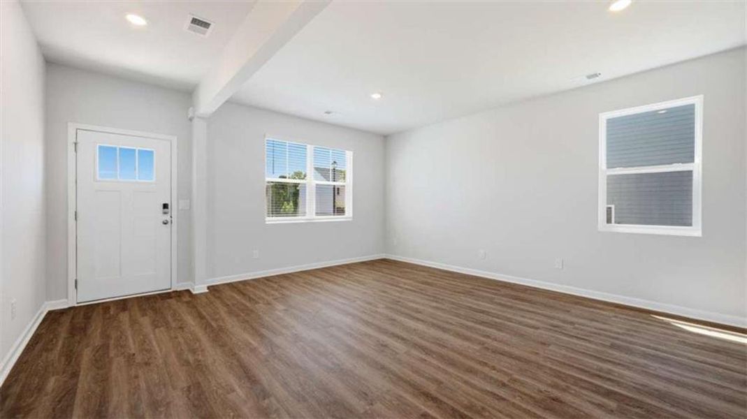 Spacious, unfurnished interior of a new home in The Reserve at Calcutta, Stockbridge (Image 22). Spacious, unfurnished interior of a new home in The Reserve at Calcutta, Stockbridge (Image 22).