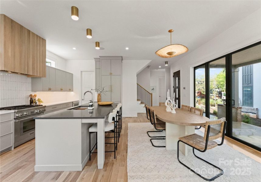 Furnished interior view inside a new home in , Charlotte (Image 9).