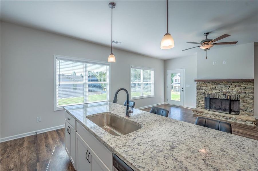 Furnished interior view inside a new home in , Lula (Image 10).