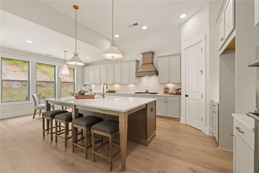 Furnished interior view inside a new home in Soleil Summit Chase, Snellville (Image 11).