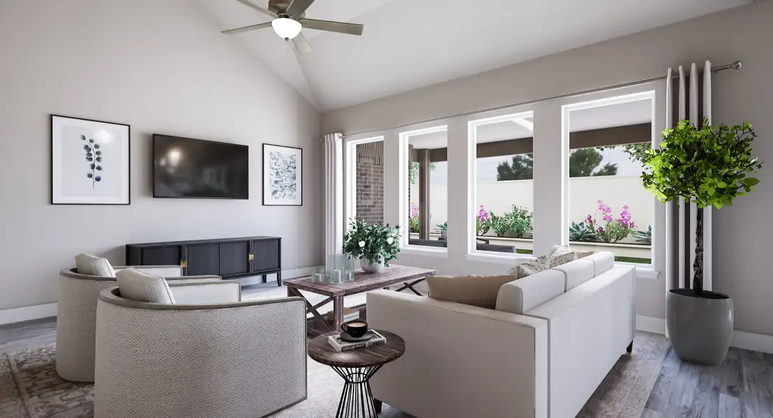 Furnished interior view inside a new home in Somerset Park, Rockwall (Image 6).