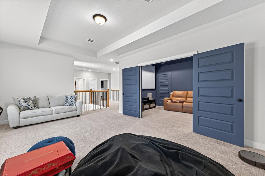 Furnished interior view inside a new home in The Trails, New Caney (Image 30). Furnished interior view inside a new home in The Trails, New Caney (Image 30).