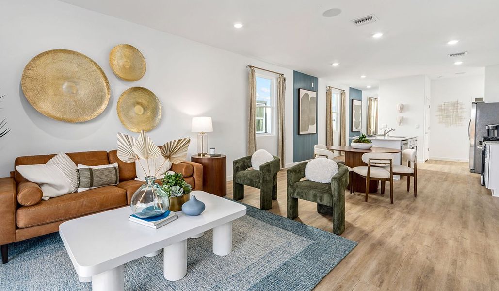 Furnished interior view inside a new home in Redford Estates, Tucson (Image 14).