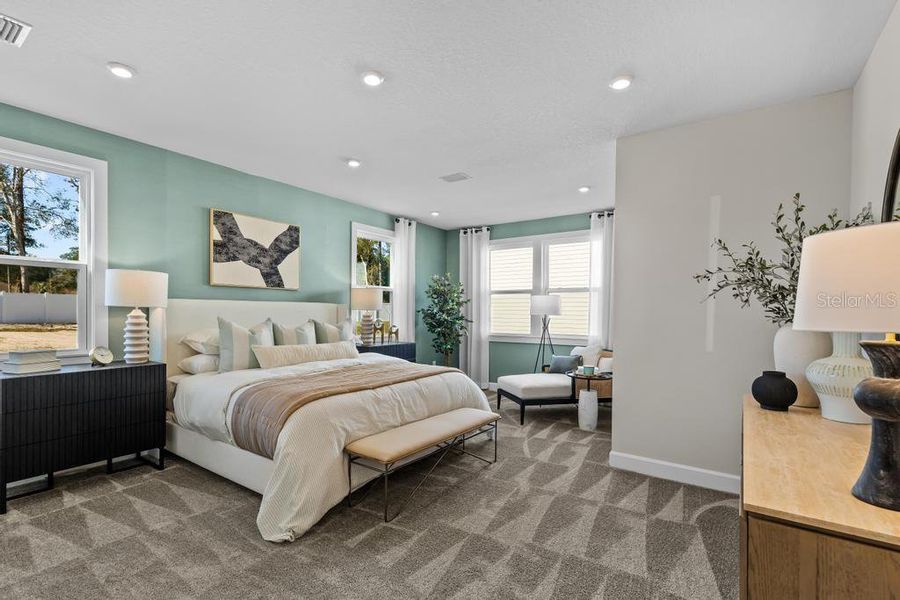 Furnished interior view inside a new home in The Cypress Series at Reserve East, Flagler Beach (Image 5).